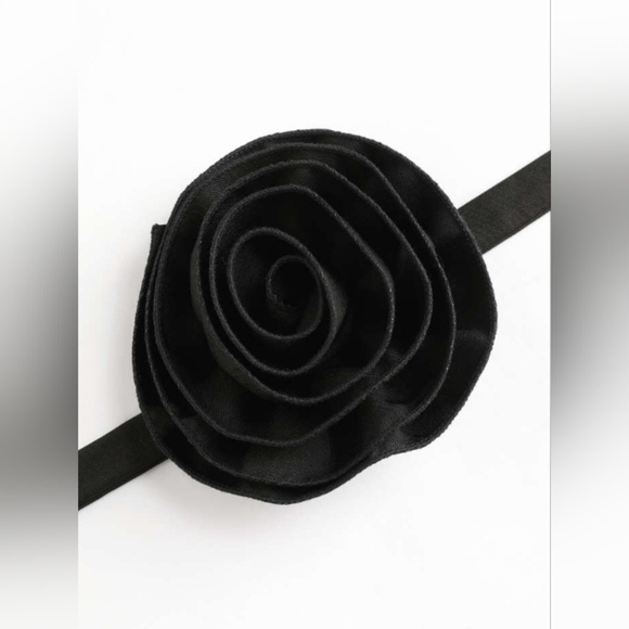 V-NECK ROSETTE BUTTON BLAZER WITH BELT-Cider - Picture 3 of 8